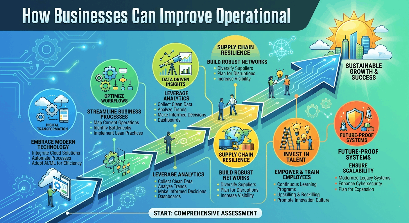 How Businesses Can Improve Operational Infrastructure