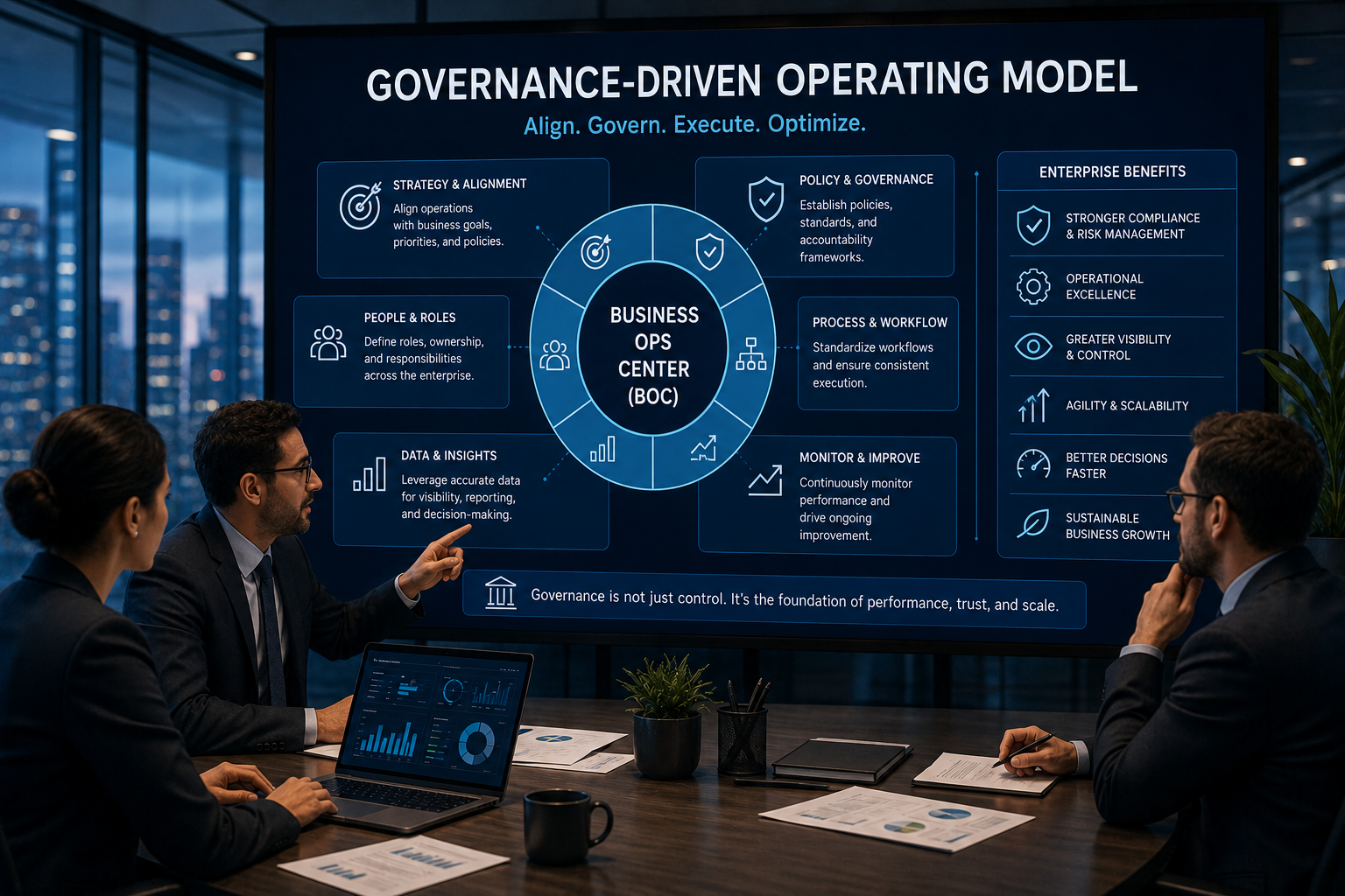 Building a Governance-Driven Operating Model for Modern Enterprises.