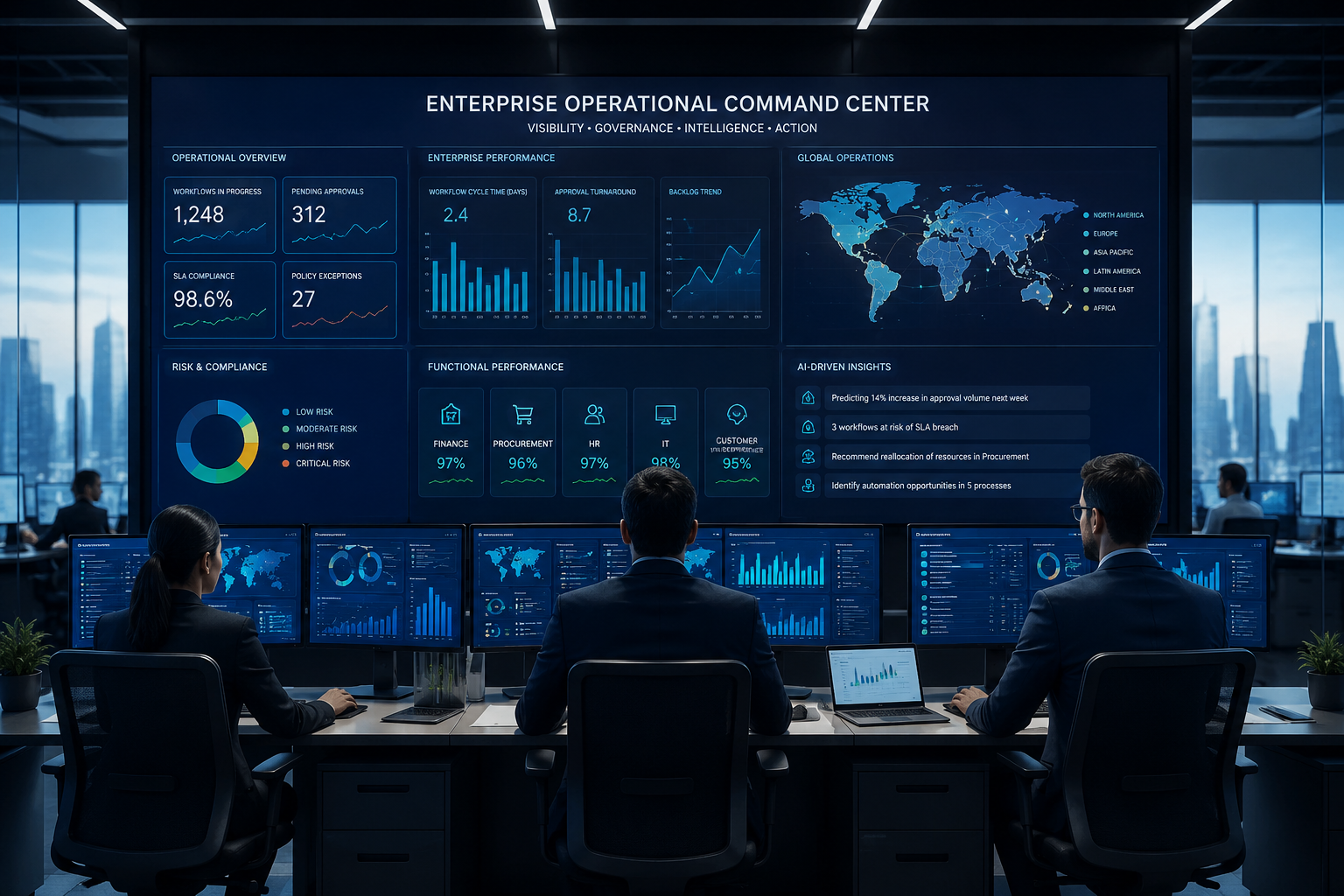Enterprise Operational Command Centers: The Next Evolution of Governance-Driven Business Execution