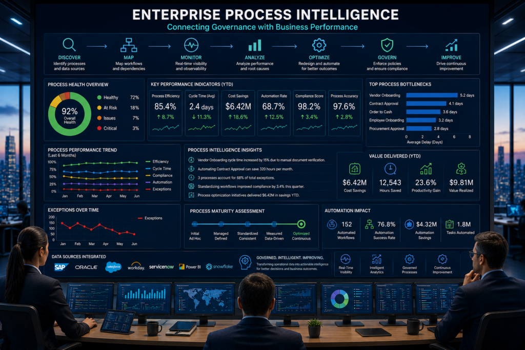 Enterprise Process Intelligence: Connecting Governance with Business Performance