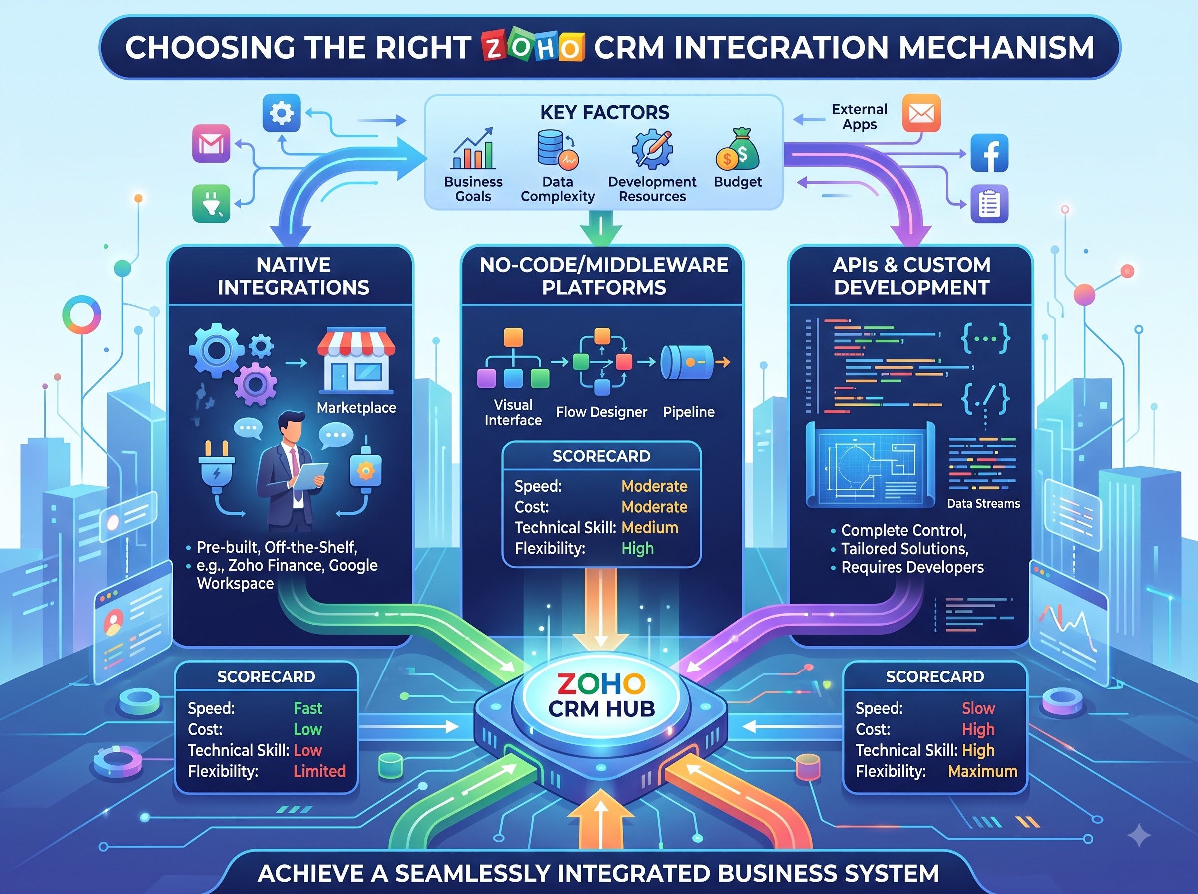 Choosing the Right Zoho Integration Mechanism