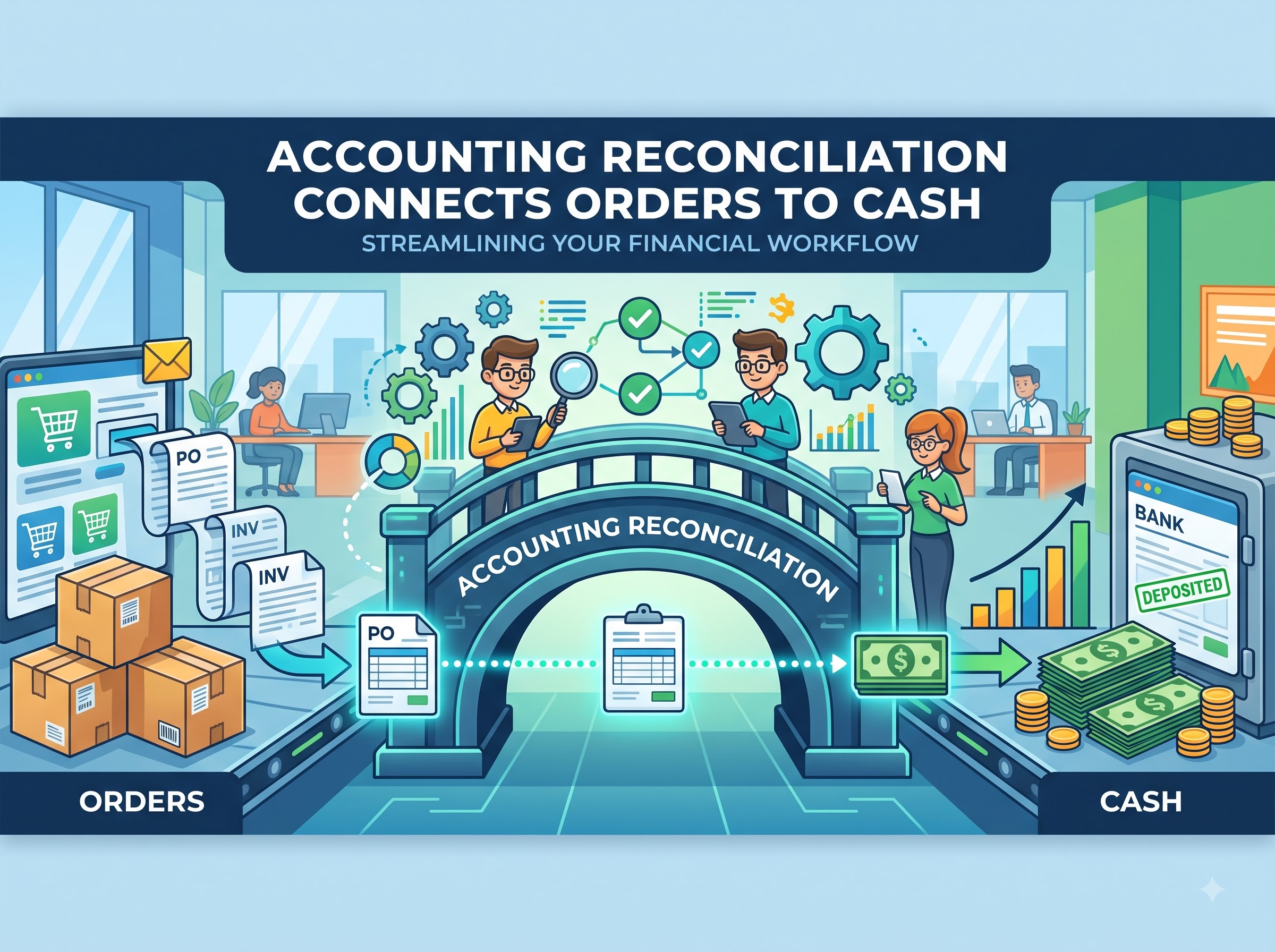 Accounting Reconciliation Connects Orders to Cash