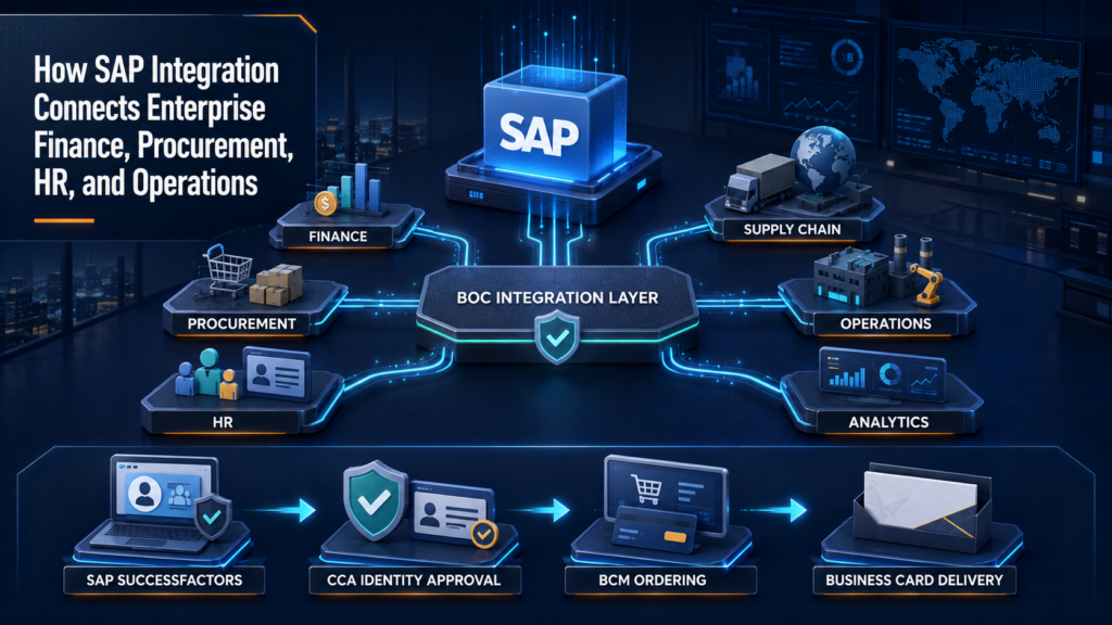 How SAP Integration Connects Enterprise Finance, Procurement, HR, and Operations