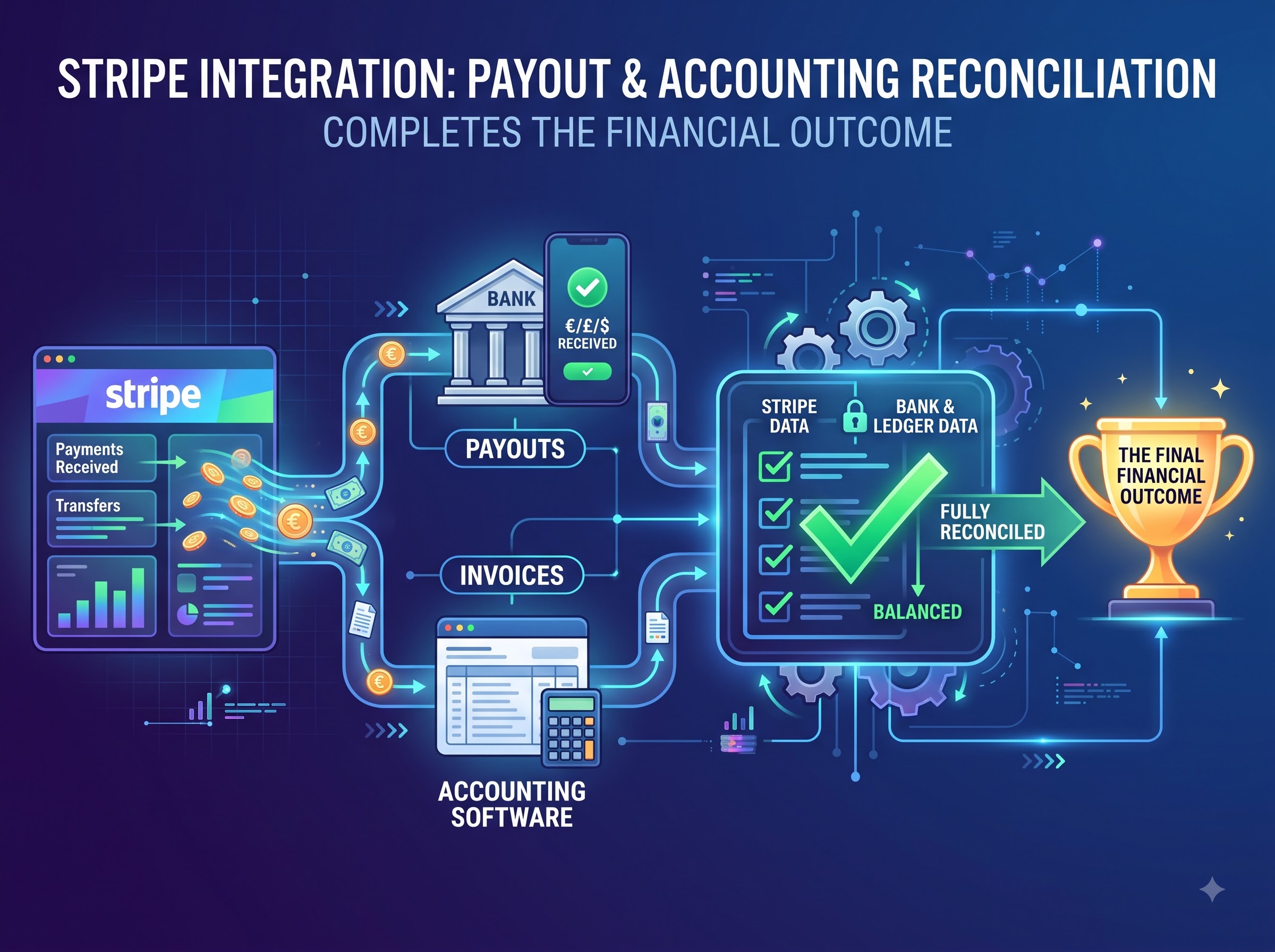 Payout and Accounting Reconciliation Completes the Financial Outcome