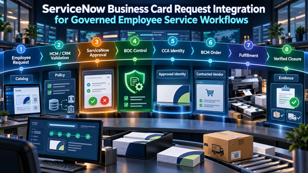 ServiceNow Business Card Request Integration For Governed Employee Service Workflows