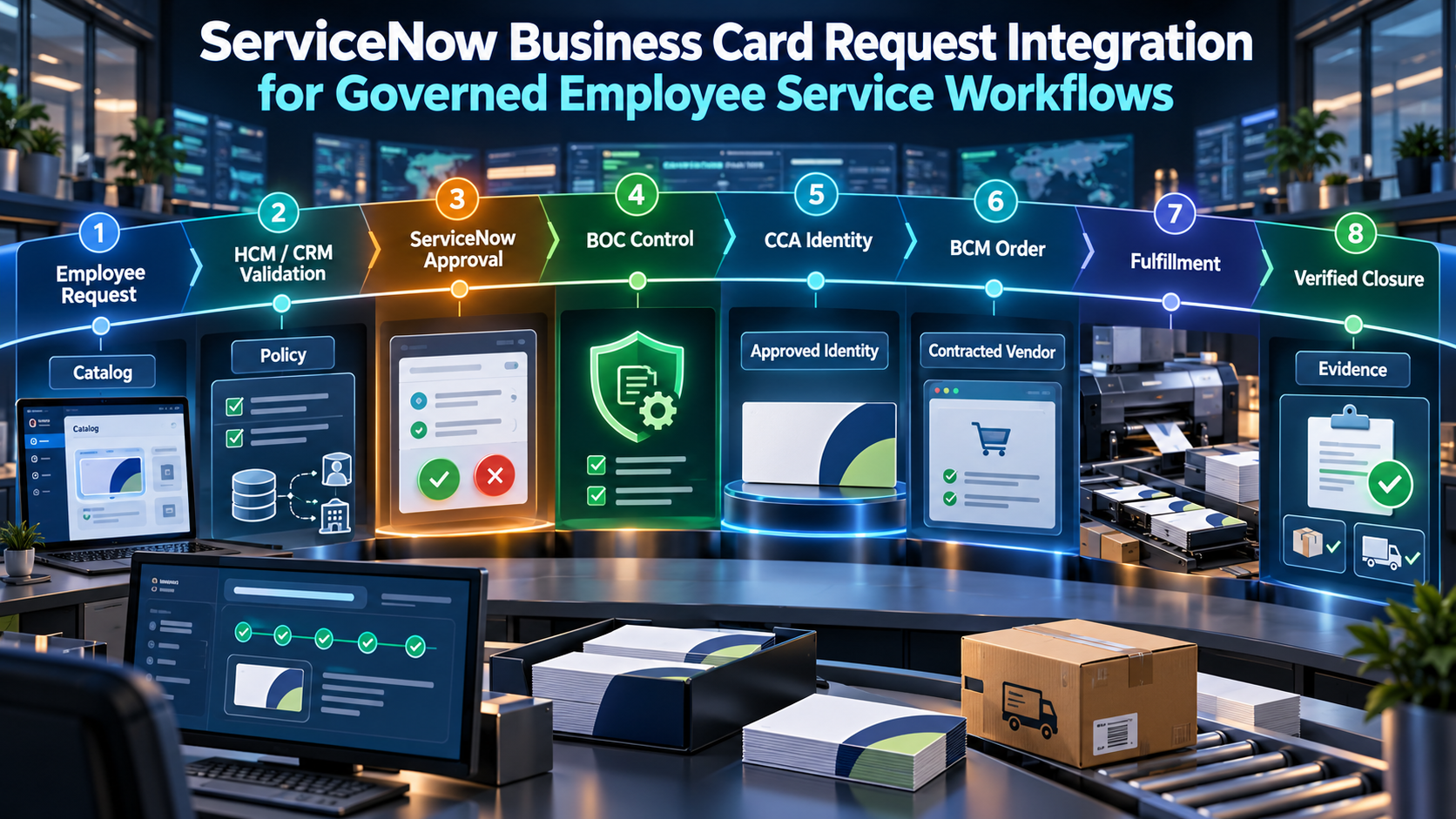 ServiceNow Business Card Request Integration For Governed Employee Service Workflows