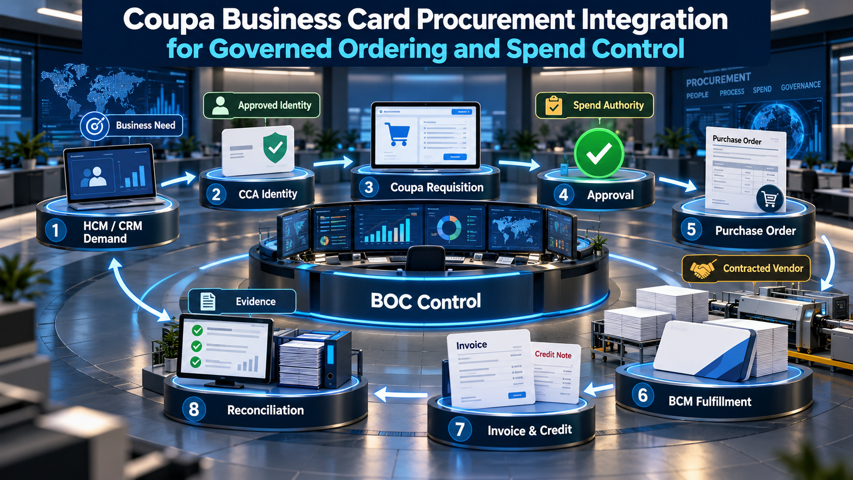 Coupa Business Card Procurement Integration For Governed Ordering and Spend Control