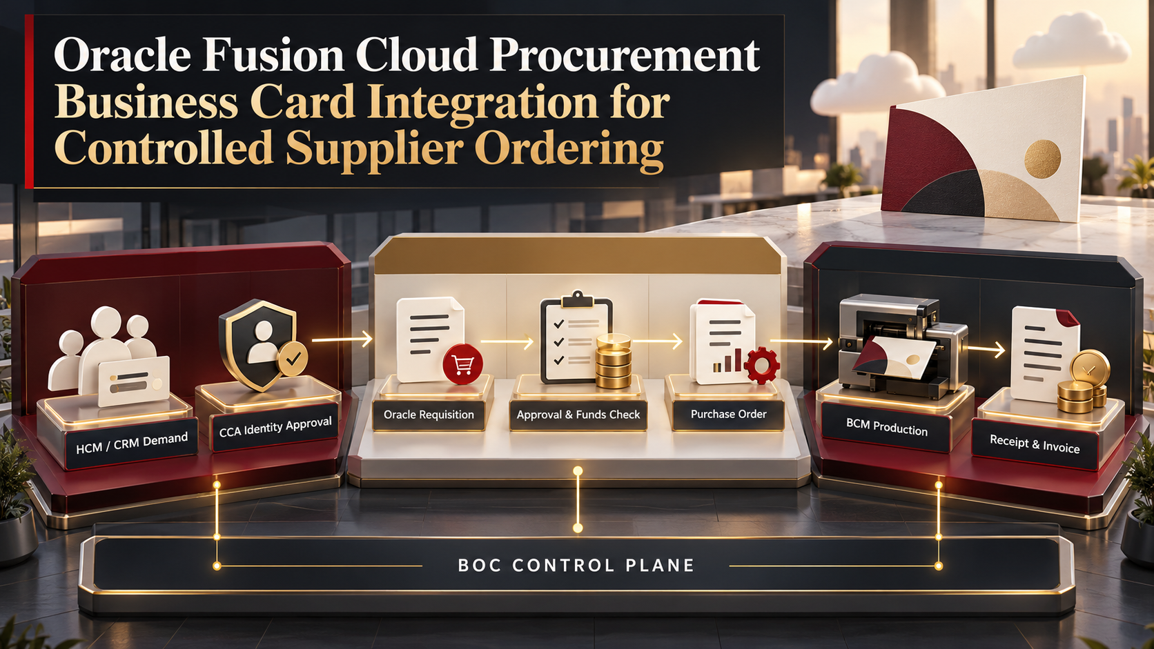 Oracle Fusion Cloud Procurement Business Card Integration For Controlled Supplier Ordering