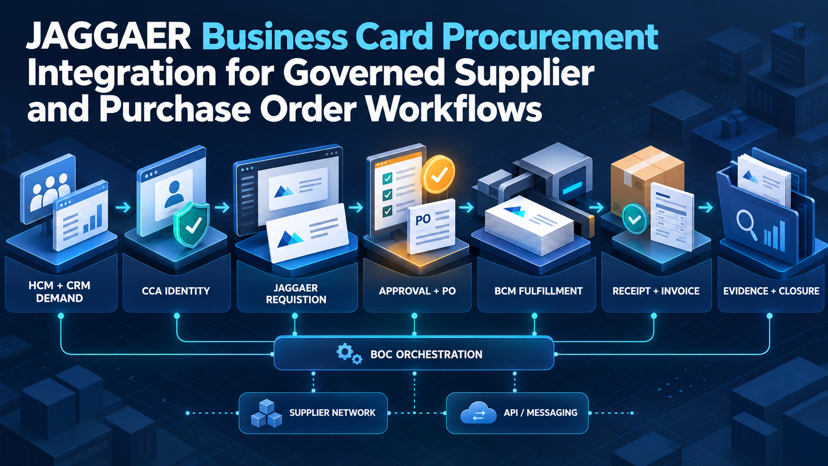 JAGGAER Business Card Procurement Integration For Governed Supplier and Purchase Order Workflows