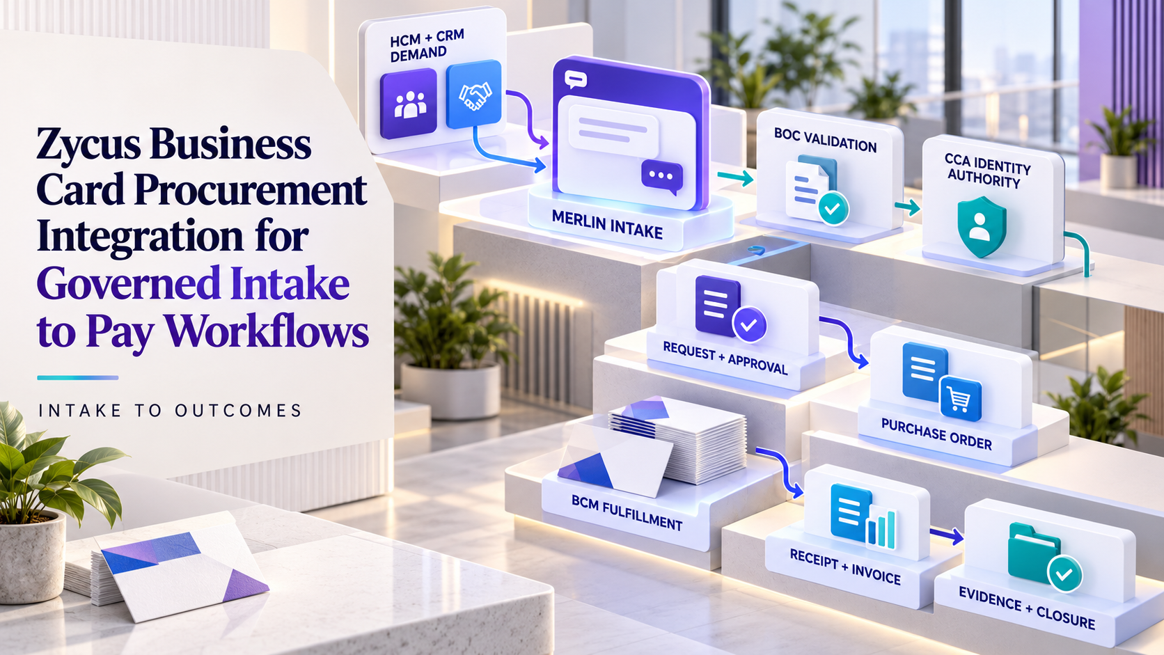 Zycus Business Card Procurement Integration For Governed Intake To Pay Workflows