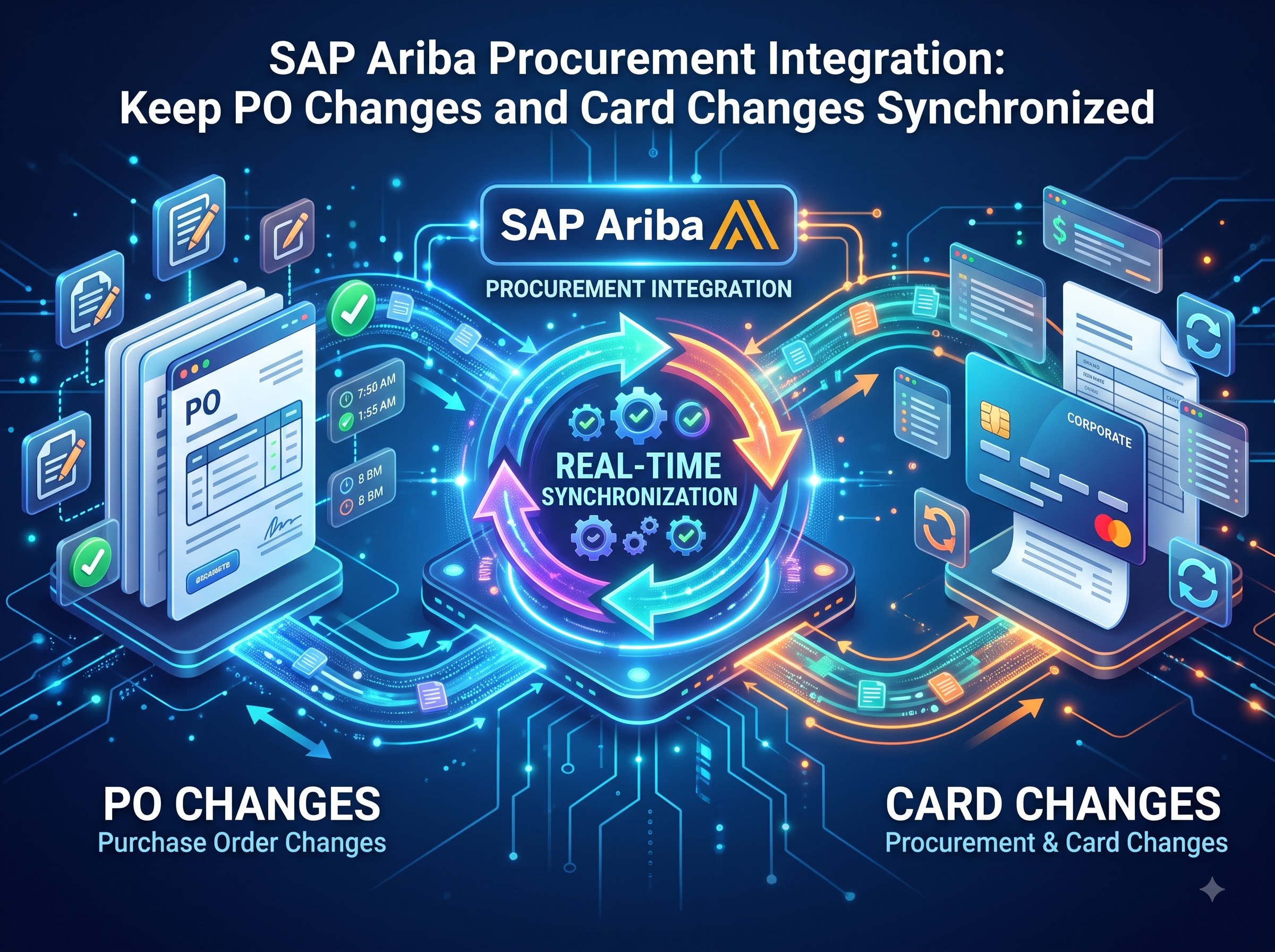 Keep PO Changes and Card Changes Synchronized